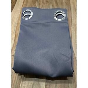 Set of 2 Panel Grommet Curtains / Window Treatment 54 W x 84 L Grey